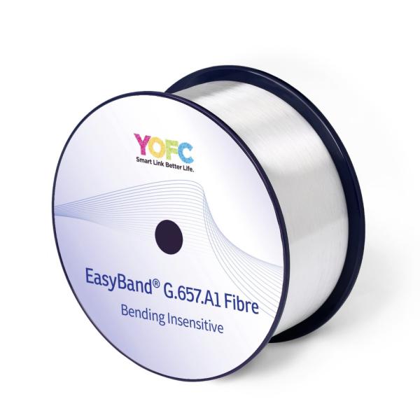 YOFC G657A1 EasyBand Bending Insensitive SM Fibre Core Bare Optical Fiber Spool