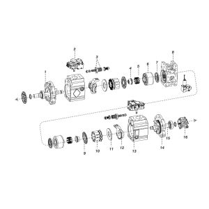 K3V112DT-9N2A for SE240-3/EC240B VOE14531856 Heavy-Duty Excavator Hydraulic