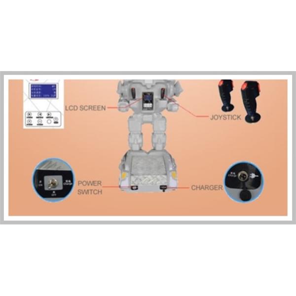 Hansel 12v robot fiberglass robot amusement park rides 2018