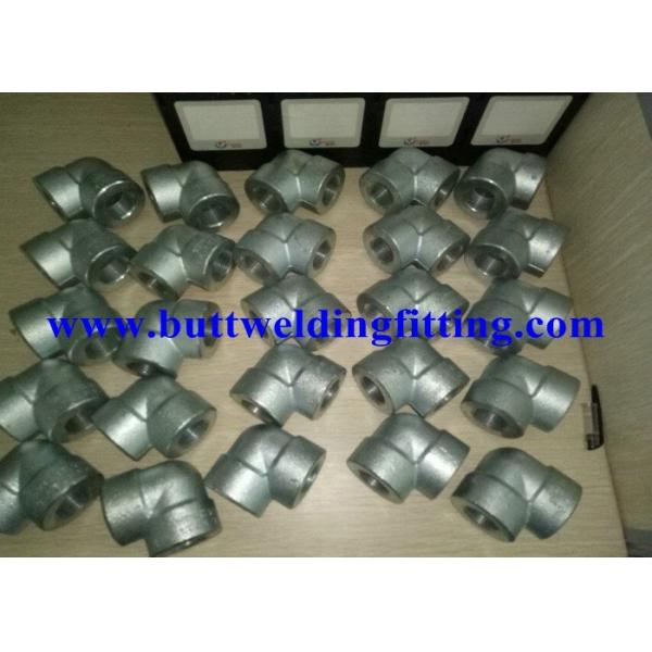 ASTM A105 Galvanized Forged Steel Pipe Fittings 90 Degree 0.75 Inch Elbow