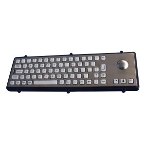 Blank transparent keys panel mount keyboard with mechnical optical laser