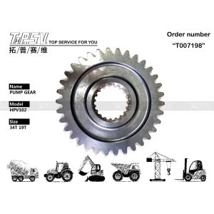 Cheap 3063843 HPV102 Excavator Hydraulic Pump Gear Parts Maintenance Gear Oil For Optimal Function for sale