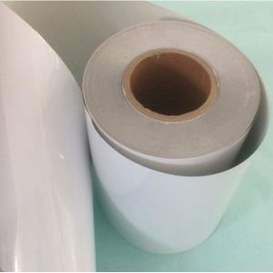 Tire Adhesive 100g White Glassine Pvc Label Sticker With PET Face Paper