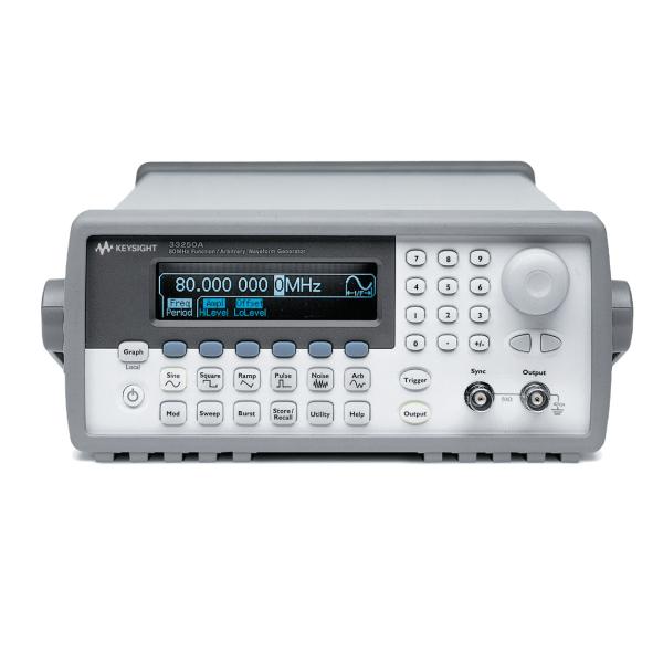 Keysight 33250A Function / Arbitrary Waveform Generator, 80 MHz RS-232 IO