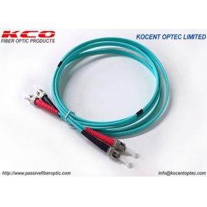 ST Connector Fiber Optic Patch Cord with 0.35dB Insertion Loss and 45dB Return
