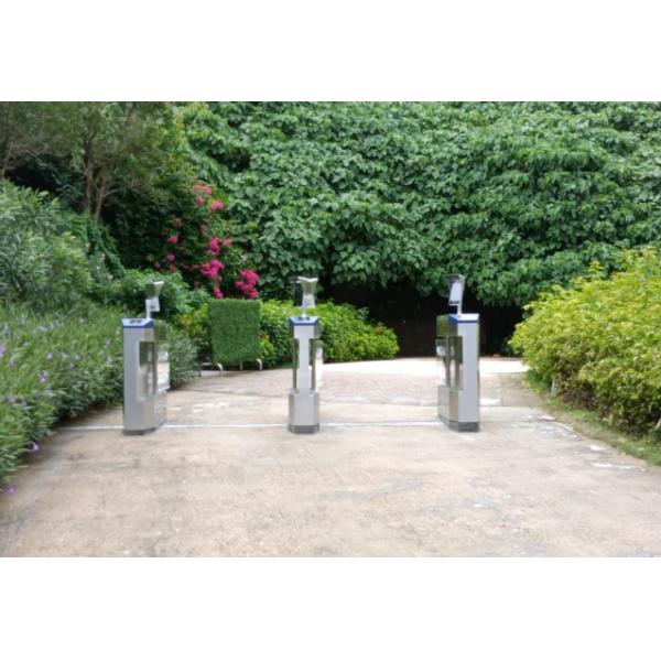 Dust Proof Train Station Turnstiles SUS304 Card Access Turnstile ISO 9001