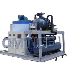 8ton Flake Ice Maker Machine For Fishes Storage with Compressor Bitzer