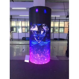 Good Flatness Flexible LED Display Screen , Hanging Soft LED Video Curtain