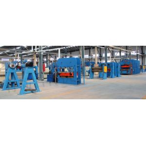 Horizontal Rubber Conveyor Belt Production Line Customized Voltage
