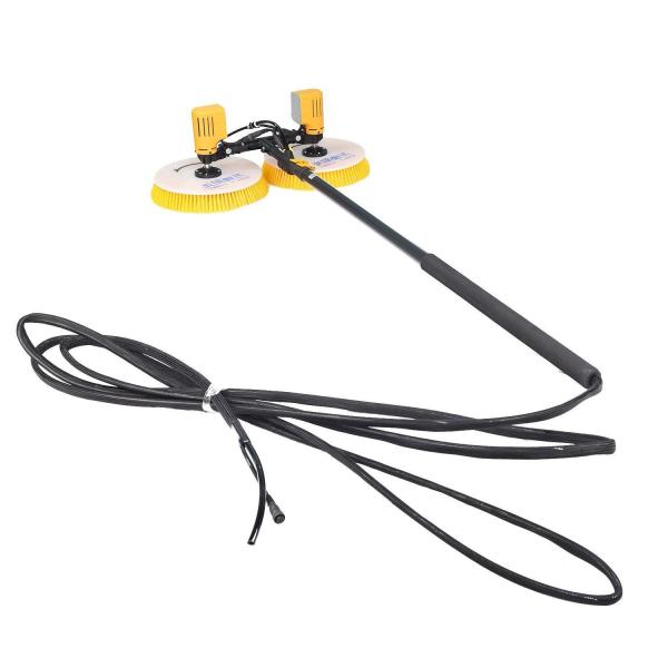 Effective Double-Disc Head Rotary Brush for Maximum Solar Power Generation