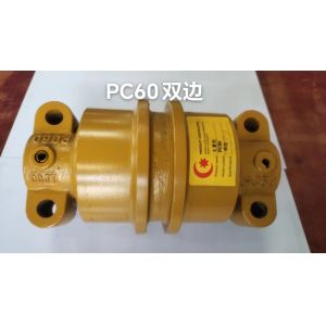 Cheap Komatsu PC60 Mini Track Roller Dual Side Lug Pattern High Performance for sale
