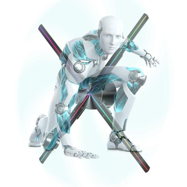 High Contrast Ratio 65cm 3D Hologram Fan for Hologram Design and Response Time