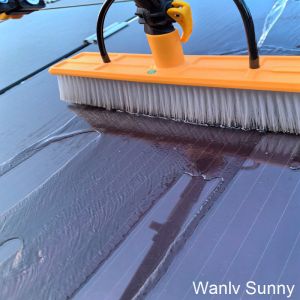 Maximum Performance Brush for Solar Panel Cleaning Artificial Control and Mobile