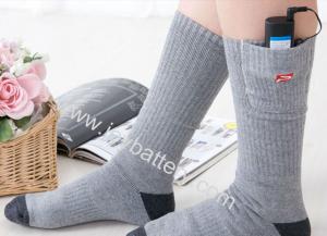 China Rechargeable heated socks thermal socks/ electric socks/battery heated socks on sale