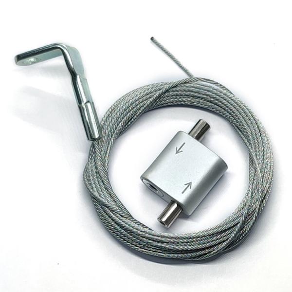 Quality Aluminum Two Way Looping Gripper For LED Lighting Cable Hanging System wholesale