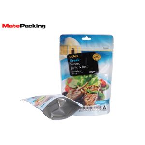 FAD Approved Retort Stand Up Pouches For Food Microwavable Customized Printing