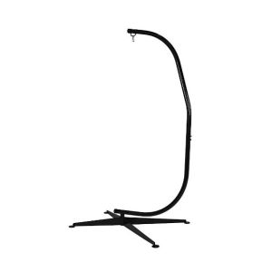 Macrame Hammock Chair Stand Assembled for 300LBS Capacity on Patio or Deck