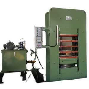 Advanced Technology Plate Vulcanizing Press 1200T for Rubber Bearings Video