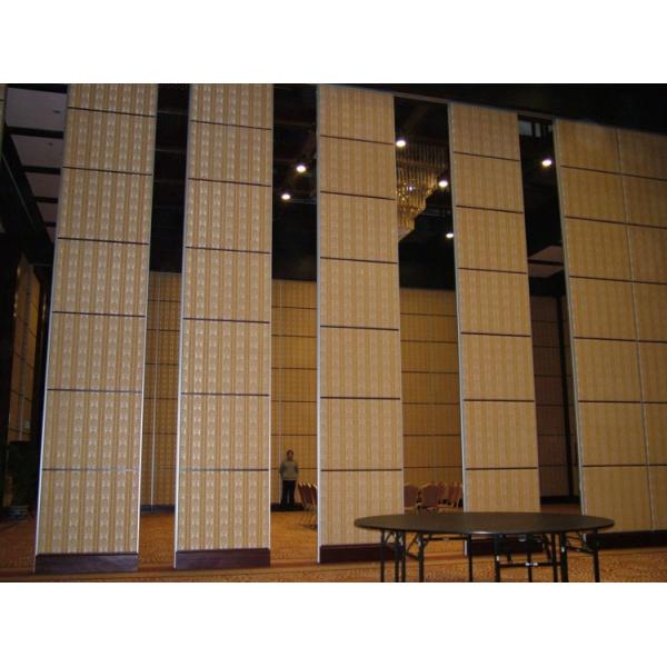 Operable Restaurant Partition Walls Room Divider Wall Precise Welding Hall