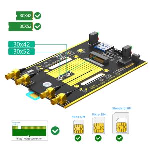 NGFF(M.2) To USB 3.0 Adapter With Dual SIM Card Slot For 3G 4G 5G Module