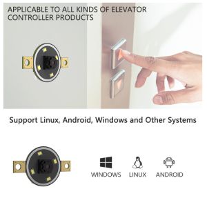 A EM1831 RS485 RS232 QR Code Lift Controller 2D QR Engine Elevator Board Barcode