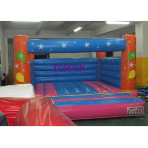 Custom 4 x 4 m Hand Printing Inflatable Bounce House Kids Jumping Castle