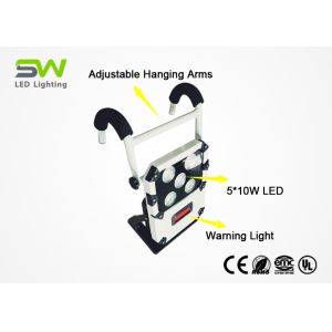 5000 Lumens 50 W Portable Rechargeable Site Work Lights With Adjustable Hanging