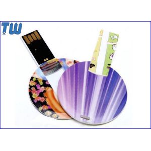 Slim Round Card USB 8 GB Flash Drive High Printing Quality Best Price Best