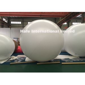 Hanging Blow Up Light 2m 3m 4m White PVC Balloon With LED Lightings Inside