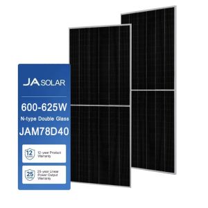 JA SOLAR 600-625W Photovoltaic Module for Home Solar System 2.0mm Tempered Low