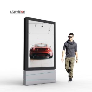 High Brightness Outdoor LED Totem IP65 Weather Proof For Advertising