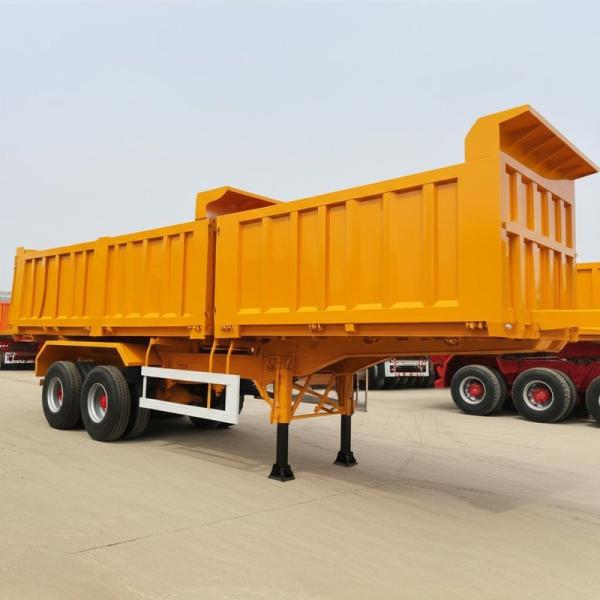 Quality 50T Load Capacity Tipper Lorry Trailers U Type for Heavy-Duty Hauling and Construction Projects wholesale