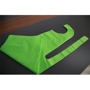 Colorful Disposable PE Apron Flat Packed , Plastic Kitchen Aprons OEM Service