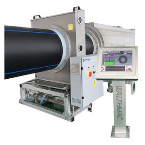 Measure HDPE Pipe Wall Thickness Measuring Instrument Entire Pipe Measurement