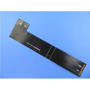 Double Layer Flexible PCB With Black Solder Mask