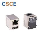 Tab Up Latch RJ45 To HDMI Connector Nickel Plating Shielding Shell Current