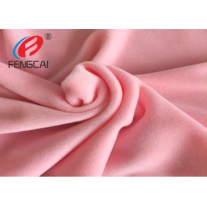 Cheap 95% Polyester 5% Spandex Velvet Fabric Plain Dyed For Baby Clothes Super Soft for sale