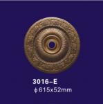 Bronze Color Decorative Ceiling Cover Plate , Polyurethane Ceiling Rose For Home