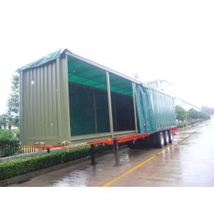High Strength Tarpaulin Side Curtain Environmentally Friendly Material Made