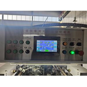 Semi-automatic Double Piece Corrugated Box Stitching Machine for Flexible