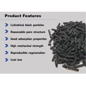 4mm 3mm 2mm 0.9mm Coal Based Activated Carbon CTC40-90 Black Columnar For Water