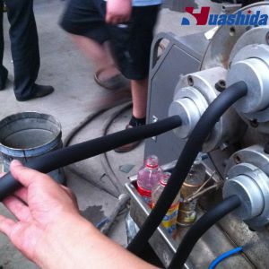 Synthetic Rubber Plastic Foam Tube Insulation Production Line for Handle/Fitness