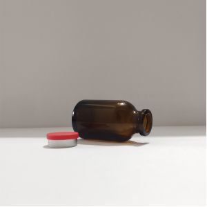 20ml amber moulded injection vial amber glass vial