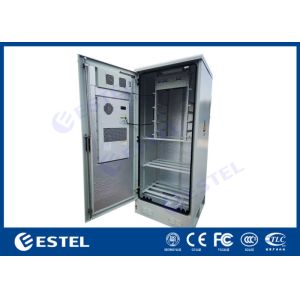 Front Access Steel Thermostatic Outdoor Telecom Cabinet 20U 19"