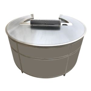 Custom Multifunction 7 Seats Teppanyaki Grill Table with 16mm Thick Cold-Rolled