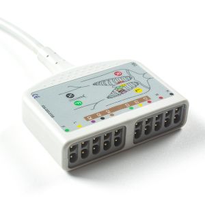 Compatible Fukuda ME EKG Trunk Cable for Fukuda Cardisuny, KP-500, KP-500D