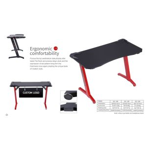 15.9kg MDF ABS Ergonomic Computer Ergonomic Gaming Table SGS