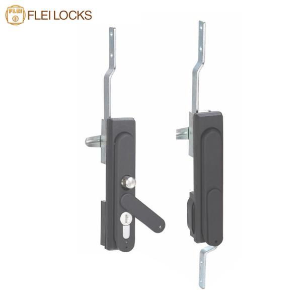 Zinc Alloy Three Point Lock , Swing Handle Lock For Transportation Equipment