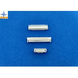 Cheap 1.0mm Pitch Wire To Board SHLD Crimp Style Connectors With Secure Locking Device for sale