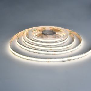 COB CCT LED Strip Light 24v Tunable White Adjustable 2700K To 6500K Dotless